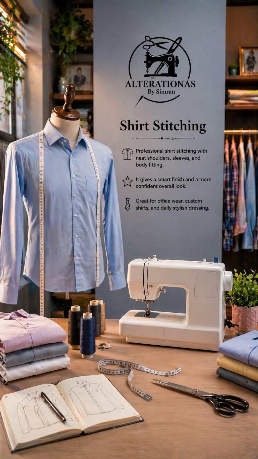 Shirt stitching service